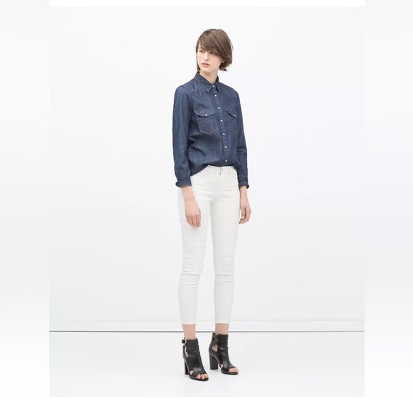 💖💕 ZARA LEATHER ANKLE BOOT SANDAL CUT OUT BUCKLE HEEL SHOE BLACK SIZE 40 9💕💖 - Picture 13 of 16